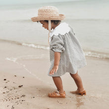Load image into Gallery viewer, Gingham Dress With Maxi Collar (Two Colours)