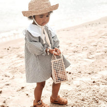 Load image into Gallery viewer, Gingham Dress With Maxi Collar (Two Colours)