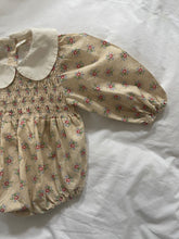 Load image into Gallery viewer, Beatrice Floral Romper (Beige)