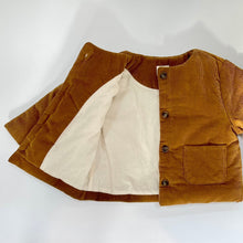 Load image into Gallery viewer, Corduroy Padded Jacket (Rust)
