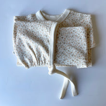 Load image into Gallery viewer, Newborn Retro Floral Set (Orange/Brown)