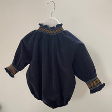 Load image into Gallery viewer, Ava Corduroy Smocked Romper (Two Colours)