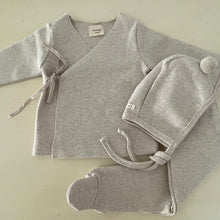 Load image into Gallery viewer, Kimono Top, Bottom + Bonnet Set (Two Colours)