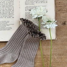 Load image into Gallery viewer, Lace Knee High Socks (Two Colours)