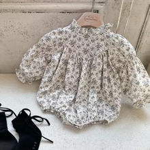 Load image into Gallery viewer, Floral Cotton Romper