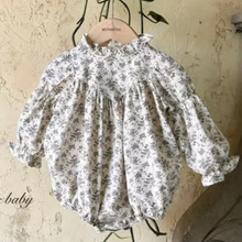 Load image into Gallery viewer, Floral Cotton Romper