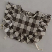 Load image into Gallery viewer, Check Baby Vest/Bib (Two colours)