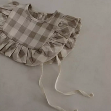 Load image into Gallery viewer, Check Baby Vest/Bib (Two colours)