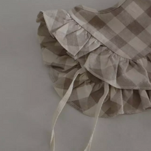 Load image into Gallery viewer, Check Baby Vest/Bib (Two colours)