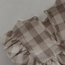 Load image into Gallery viewer, Check Baby Vest/Bib (Two colours)