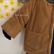 Load image into Gallery viewer, Corduroy Padded Jacket (Rust)
