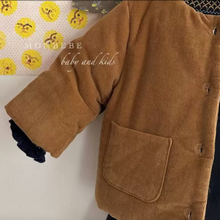 Load image into Gallery viewer, Corduroy Padded Jacket (Rust)