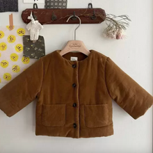 Load image into Gallery viewer, Corduroy Padded Jacket (Rust)