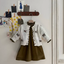 Load image into Gallery viewer, Ava Corduroy Smocking Dress (Two Colours)