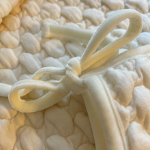 Load image into Gallery viewer, Bibi Quilted Bodysuit + Bonnet Set (Ivory)