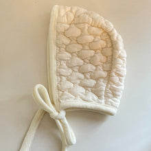 Load image into Gallery viewer, Bibi Quilted Bodysuit + Bonnet Set (Ivory)