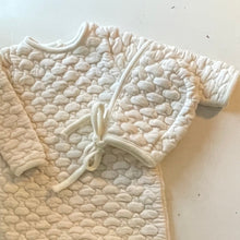 Load image into Gallery viewer, Bibi Quilted Bodysuit + Bonnet Set (Ivory)
