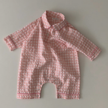 Load image into Gallery viewer, Gingham Pyjamas (Pink)