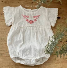 Load image into Gallery viewer, Embroidered Cotton Romper (Two Colours)