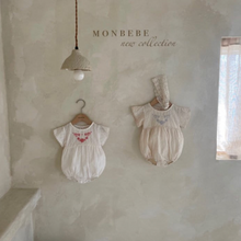 Load image into Gallery viewer, Embroidered Cotton Romper (Two Colours)