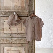 Load image into Gallery viewer, Linen Shortie Romper (Two Colours)
