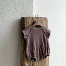 Load image into Gallery viewer, Waffle Tee-shirt Romper (Three Colours)