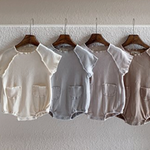 Load image into Gallery viewer, Waffle Tee-shirt Romper (Three Colours)