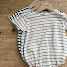 Load image into Gallery viewer, Saint Striped Cotton Romper (Three Colours)