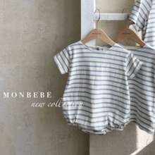 Load image into Gallery viewer, Saint Striped Cotton Romper (Three Colours)