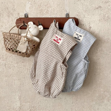 Load image into Gallery viewer, Gingham Shortie Romper (Two Colours)