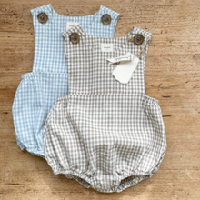Load image into Gallery viewer, Gingham Shortie Romper (Two Colours)