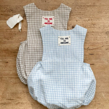 Load image into Gallery viewer, Gingham Shortie Romper (Two Colours)