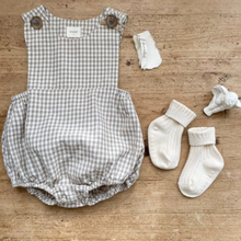 Load image into Gallery viewer, Gingham Shortie Romper (Two Colours)