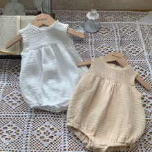 Load image into Gallery viewer, Crochet Romper (Two Colours)