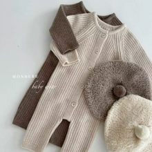 Load image into Gallery viewer, Rib Knitted Onesie (Two Colours)