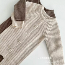 Load image into Gallery viewer, Rib Knitted Onesie (Two Colours)