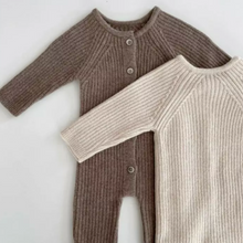 Load image into Gallery viewer, Rib Knitted Onesie (Two Colours)
