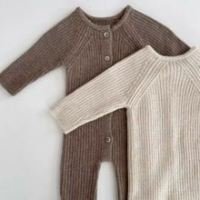 Load image into Gallery viewer, Rib Knitted Onesie (Two Colours)