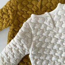 Load image into Gallery viewer, Bibi Quilted Bodysuit + Bonnet Set (Ivory)