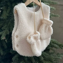 Load image into Gallery viewer, Coco Hat + Mitten Set (Ivory)