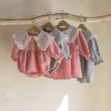 Load image into Gallery viewer, Gingham Dress With Maxi Collar (Two Colours)