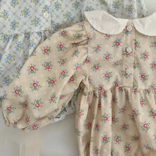 Load image into Gallery viewer, Beatrice Floral Romper (Beige)