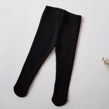Load image into Gallery viewer, Ribbed Cotton Tights (Three Colours)