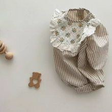 Load image into Gallery viewer, Amber Striped Cotton Romper (Two Colours)