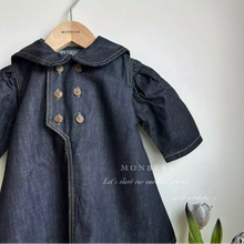 Load image into Gallery viewer, Denim Sailor Dress (Two Colours)
