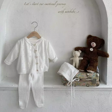 Load image into Gallery viewer, Bronte Pointelle Knitted Bonnet (Two Colours)