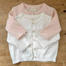 Load image into Gallery viewer, Bronte Pointelle Knitted Cardigan (Two Colours)