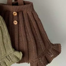 Load image into Gallery viewer, Knitted Shorts With Braces (Three Colours)