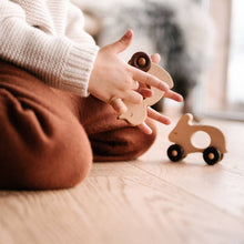 Load image into Gallery viewer, Wooden Rolling Duck Baby Toy
