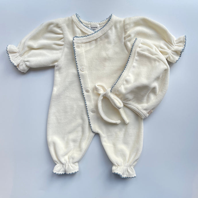 Grace Velour Bodysuit (Three Colours)